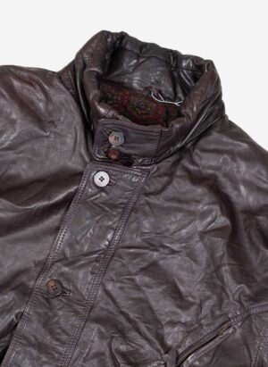 Vintage Boho Lederjacke braun