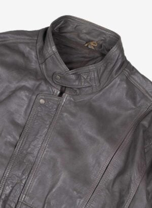 Vintage Lederjacke dunkelbraun
