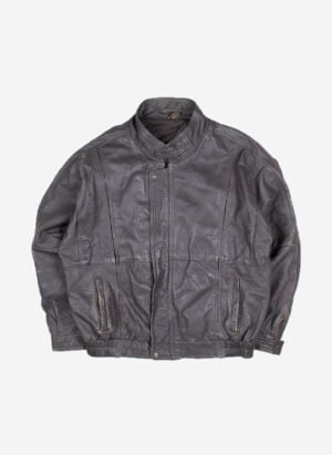 Vintage Lederjacke dunkelbraun
