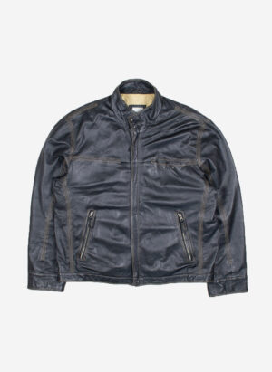 Vintage Lederjacke schwarz