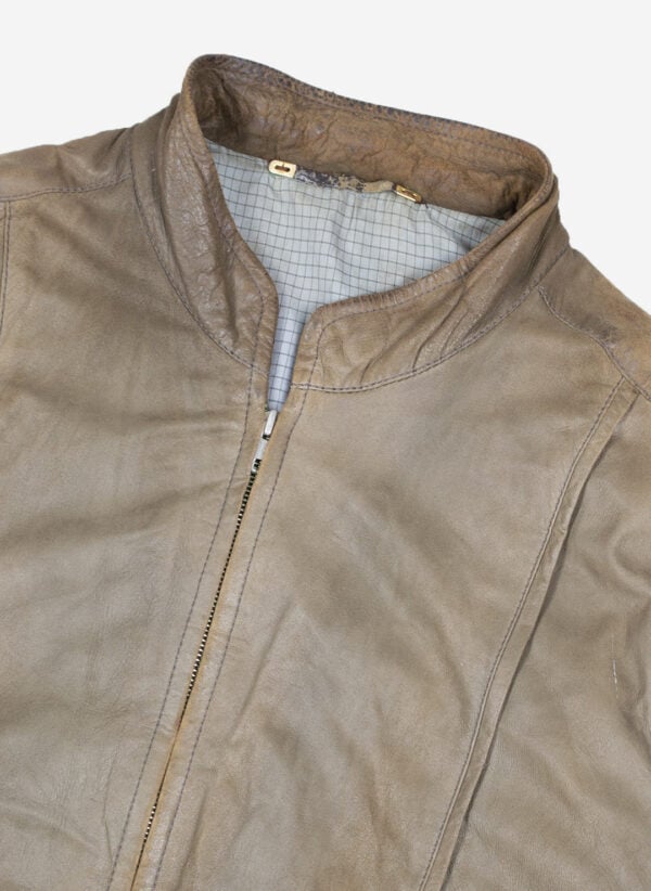Vintage Romano Boho Lederjacke faded – Bild 2