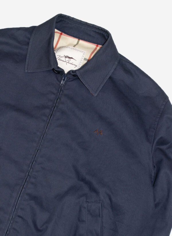 Vintage Thomas Burberry Harrington Bomberjacke navy – Bild 2