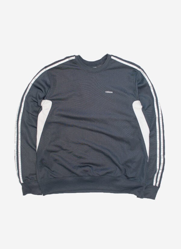 Vintage Y2K Adidas Sweater grau