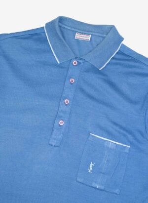 Vintage Yves Saint Laurent women’s Poloshirt blau
