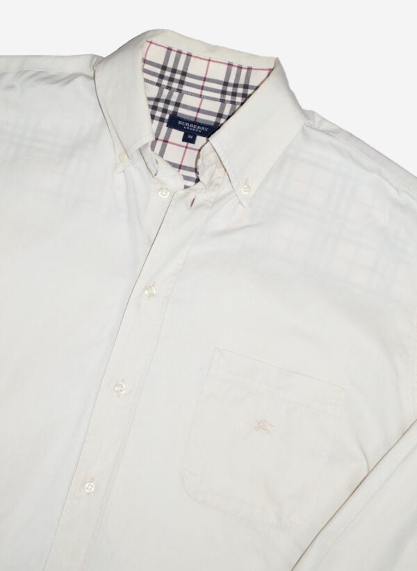 Burberry Sommerhemd hellgelb – Bild 2