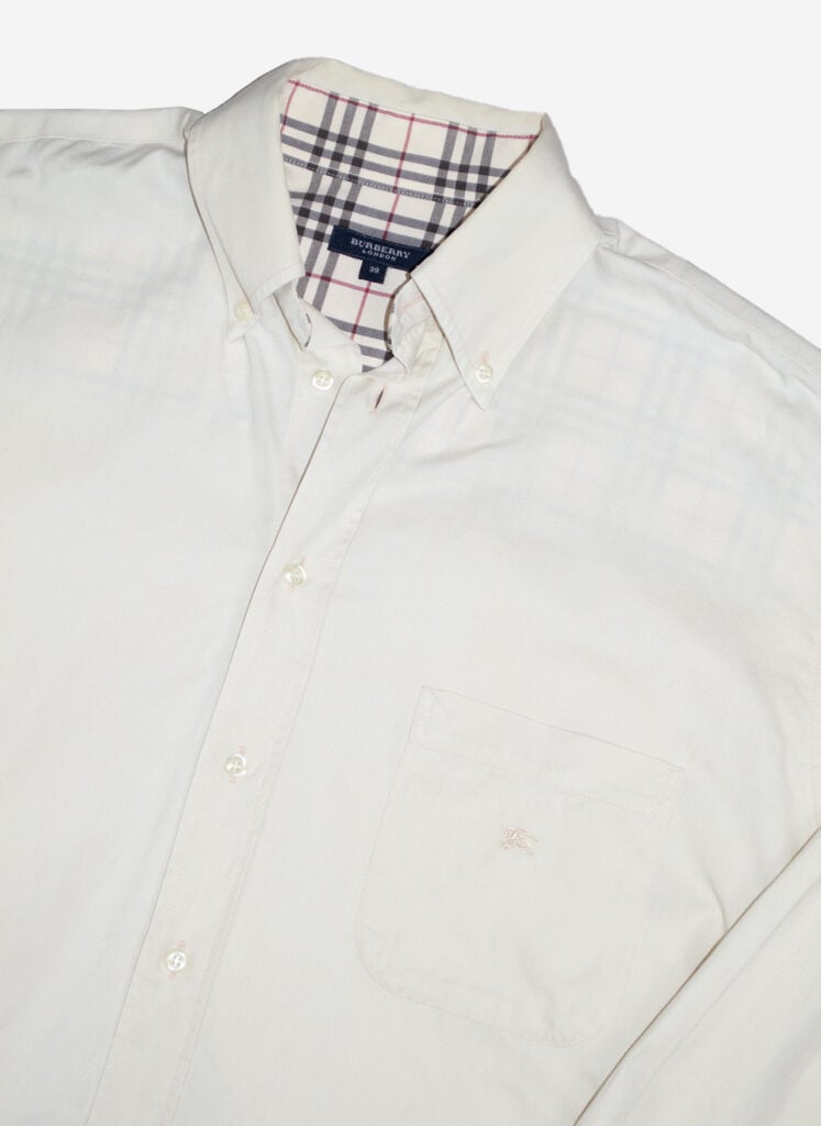 Burberry Sommerhemd hellgelb