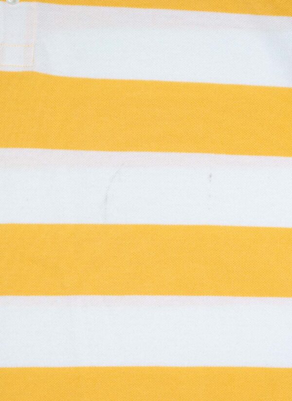 Lacoste Poloshirt gelb weiß – Bild 3