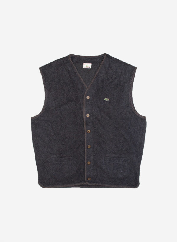Vintage 90s Lacoste Woll Weste