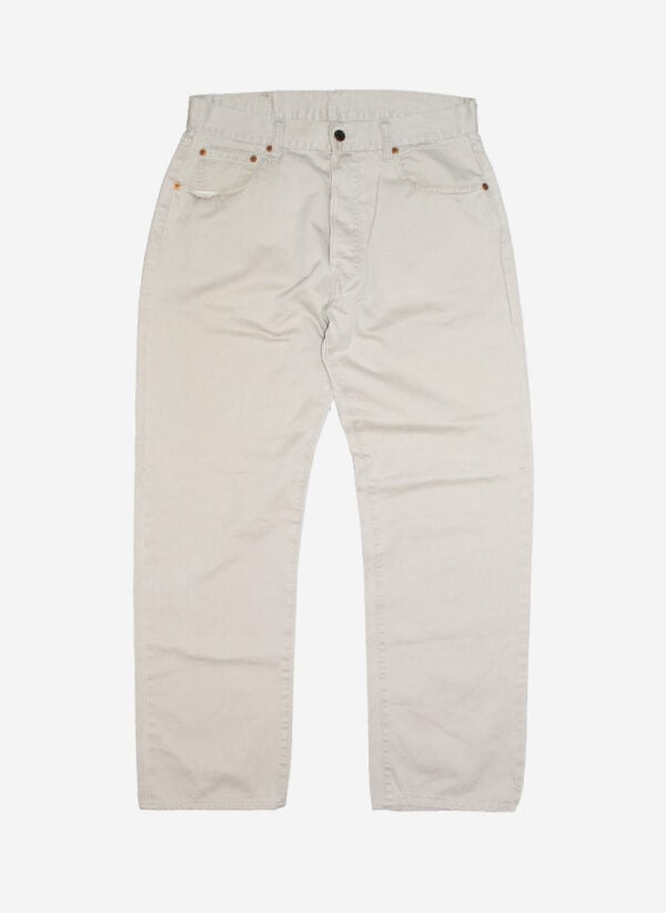 Vintage 90s Levi's 551 Jeans beige – Bild 2