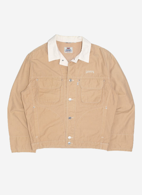 Vintage 90s Levi's Workwear Jacke beige