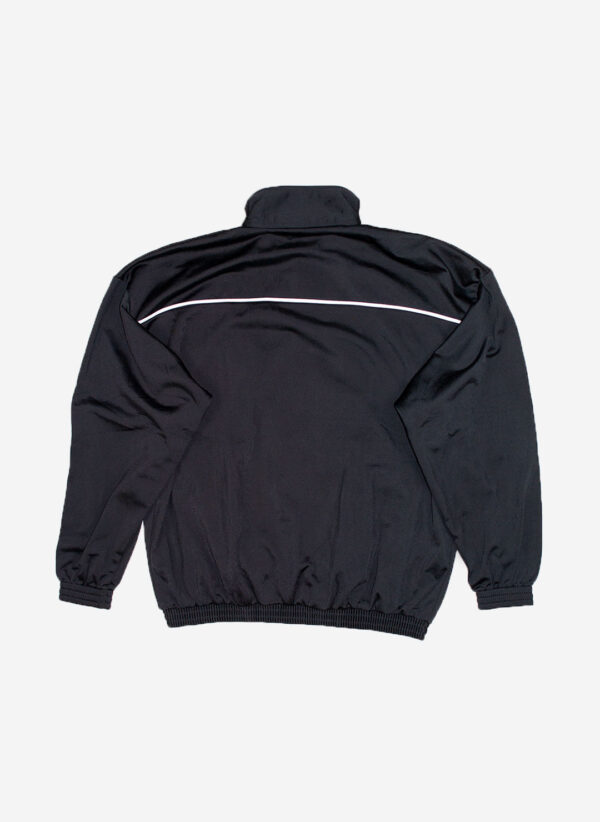 Vintage 90s Reebok Trainingsjacke schwarz – Bild 3
