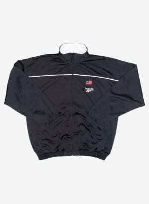 Vintage 90s Reebok Trainingsjacke schwarz
