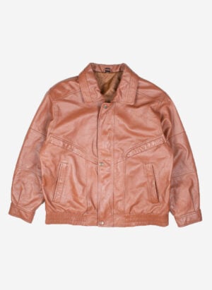 Vintage Boho Lederjacke braun