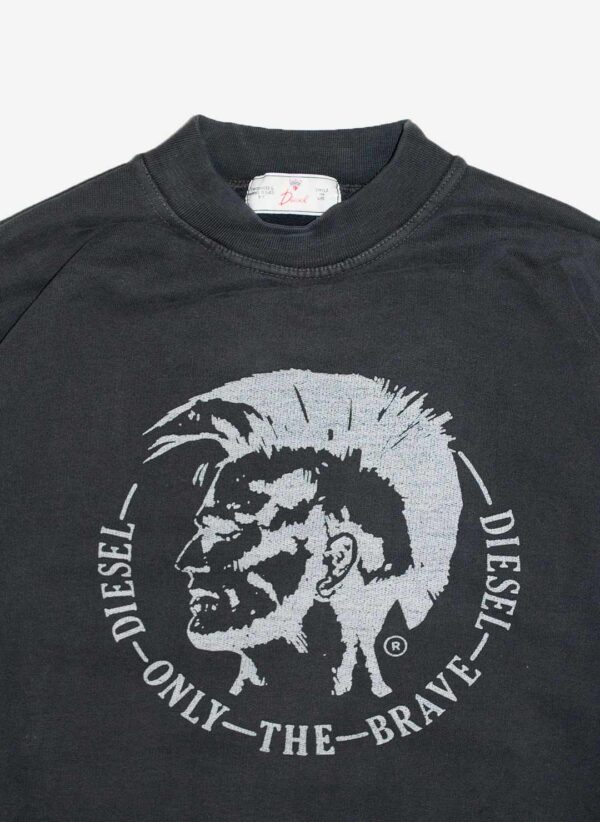Vintage Diesel Sweater boxy faded – Bild 2