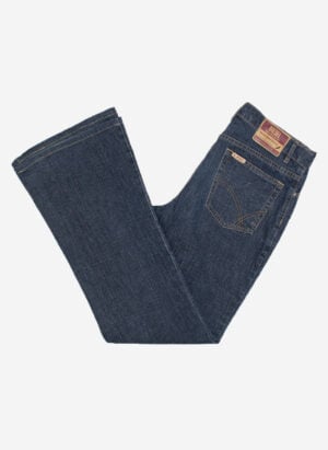 Vintage Diesel women’s flared Jeans dunkelblau