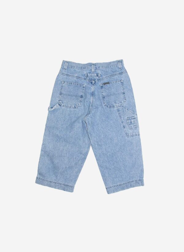 Vintage Riveted Jorts hellblau – Bild 3