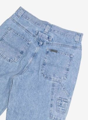 Vintage Riveted Jorts hellblau