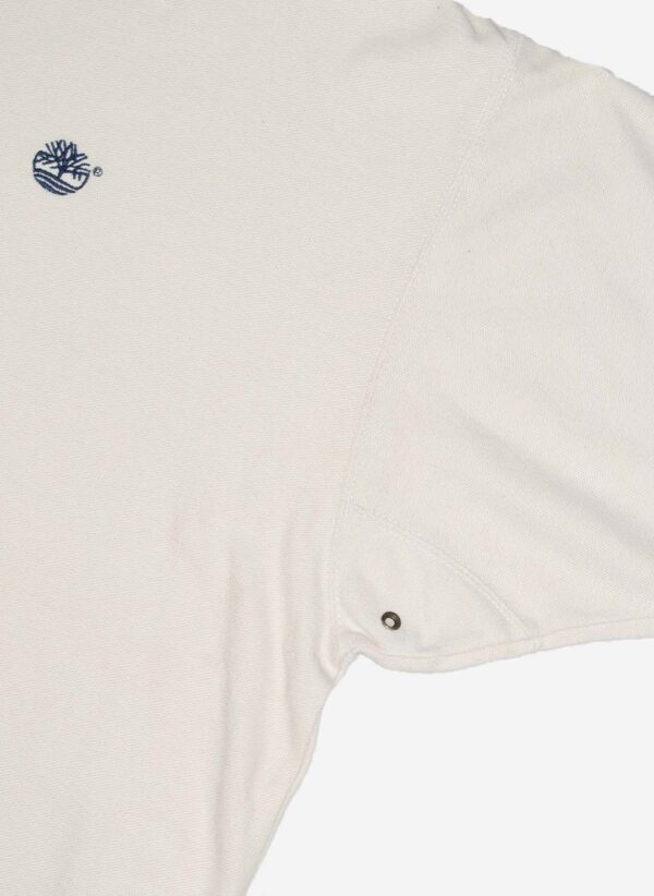 Vintage Timberland Poloshirt boxy creme – Bild 4
