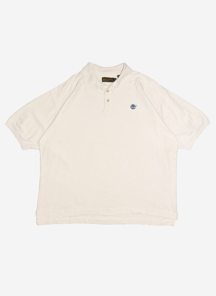Vintage Timberland Poloshirt boxy creme