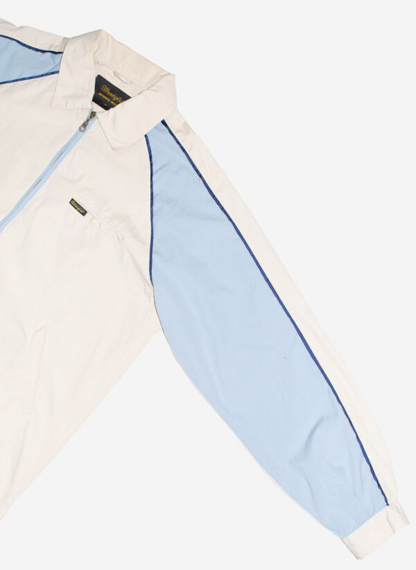 Vintage Wrangler Harringtonjacke babyblau beige – Bild 3