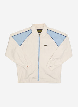 Vintage Wrangler Harringtonjacke babyblau beige