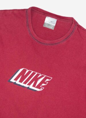 Vintage Y2K Nike T-Shirt rot
