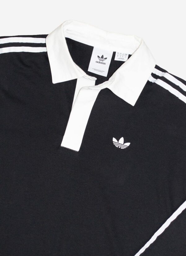 Adidas Rugbyshirt schwarz – Bild 2