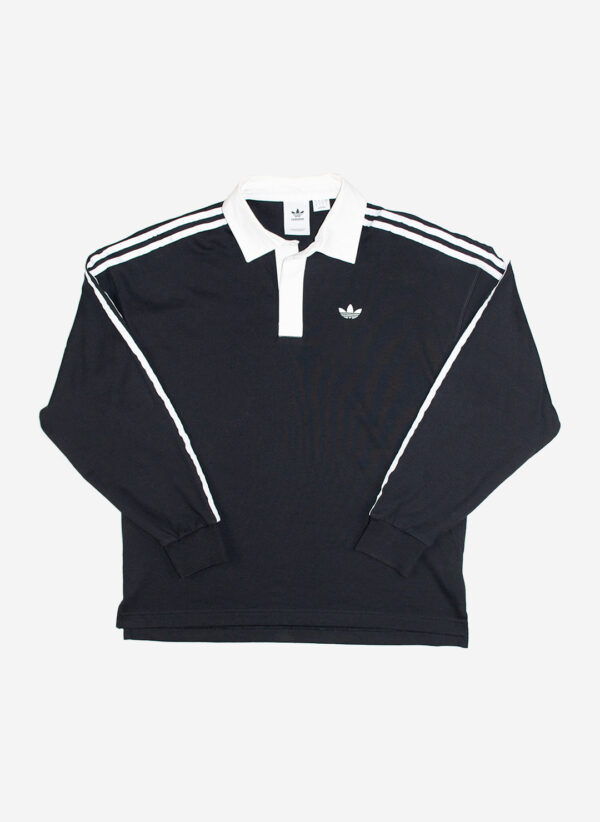 Adidas Rugbyshirt schwarz