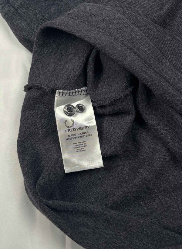 Fred Perry Longsleeve Poloshirt grau – Bild 3