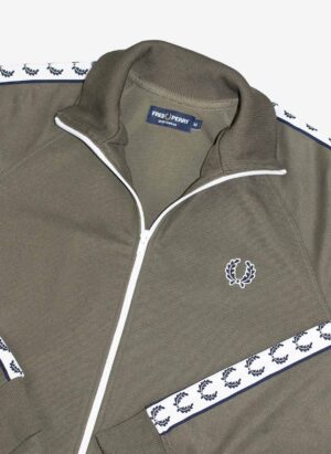 Fred Perry Trainingsjacke oliv