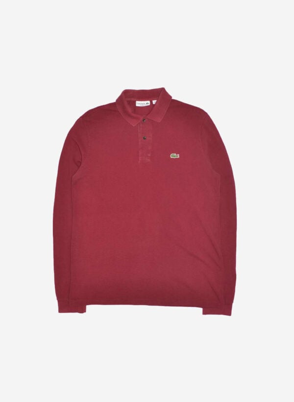 Lacoste Longsleeve Poloshirt rot