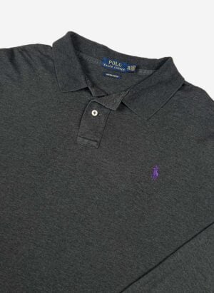 Polo Ralph Lauren Longsleeve Poloshirt grau