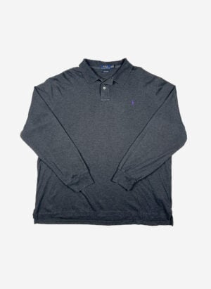 Polo Ralph Lauren Longsleeve Poloshirt grau