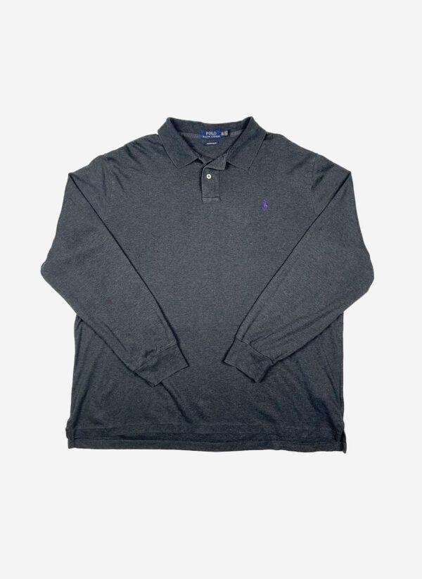 Polo Ralph Lauren Longsleeve Poloshirt grau