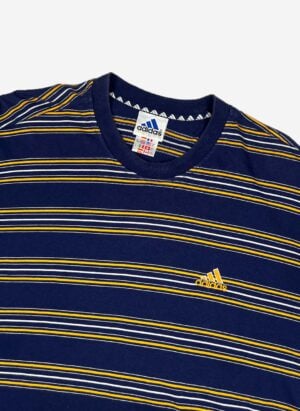 Vintage 90s Adidas T-Shirt gestreift