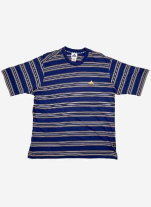 Vintage 90s Adidas T-Shirt gestreift