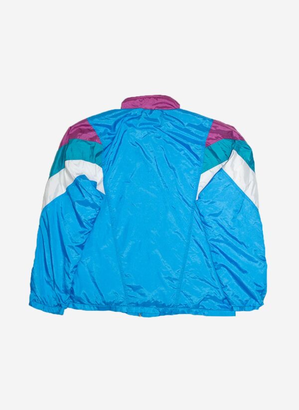 Vintage 90s Adidas Trainingsjacke türkis – Bild 3