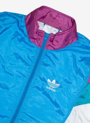 Vintage 90s Adidas Trainingsjacke türkis