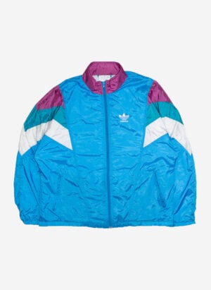 Vintage 90s Adidas Trainingsjacke türkis