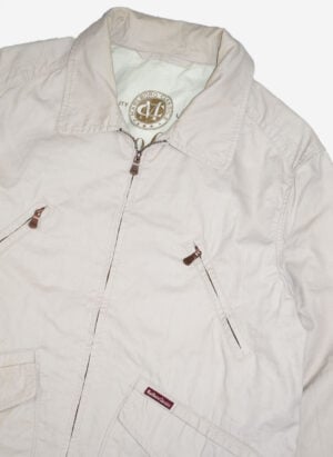 Vintage 90s Marlboro Classics Harringtonjacke beige