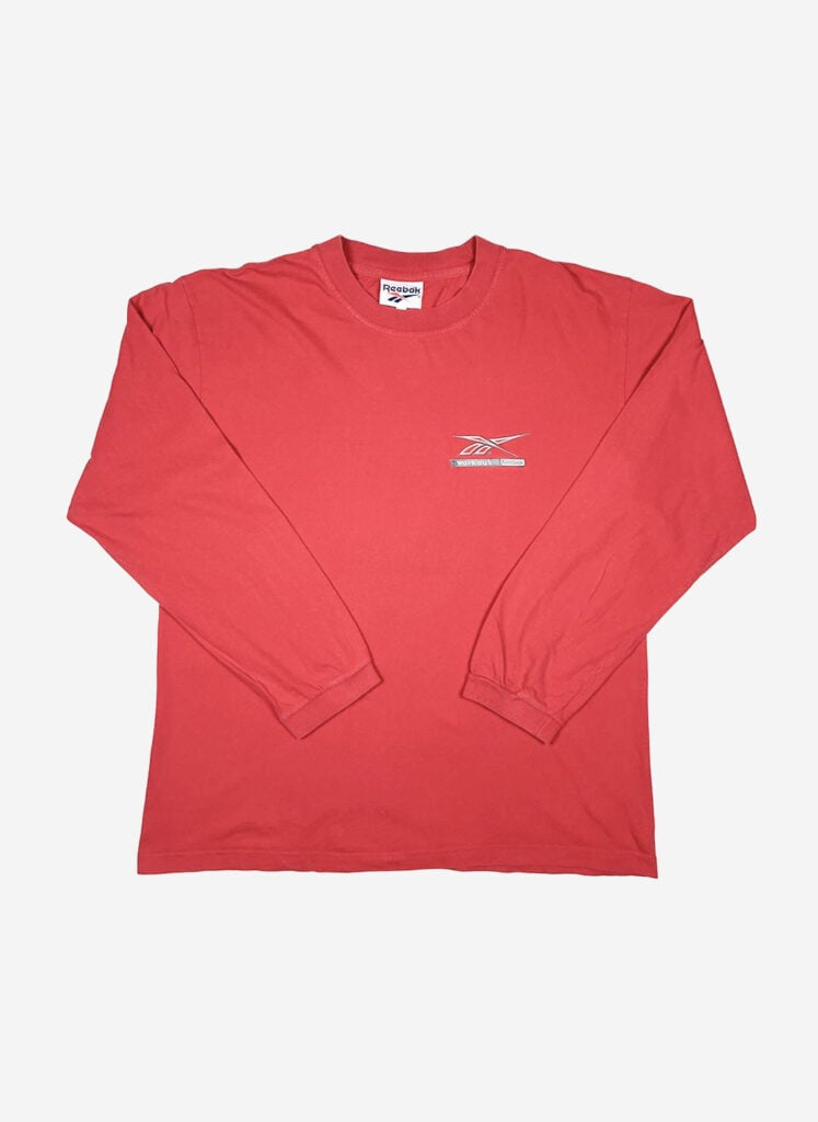 Vintage 90s Reebok Longsleeve rot