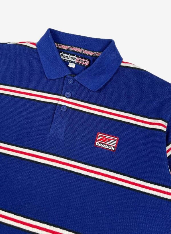 Vintage 90s Reebok Poloshirt – Bild 2