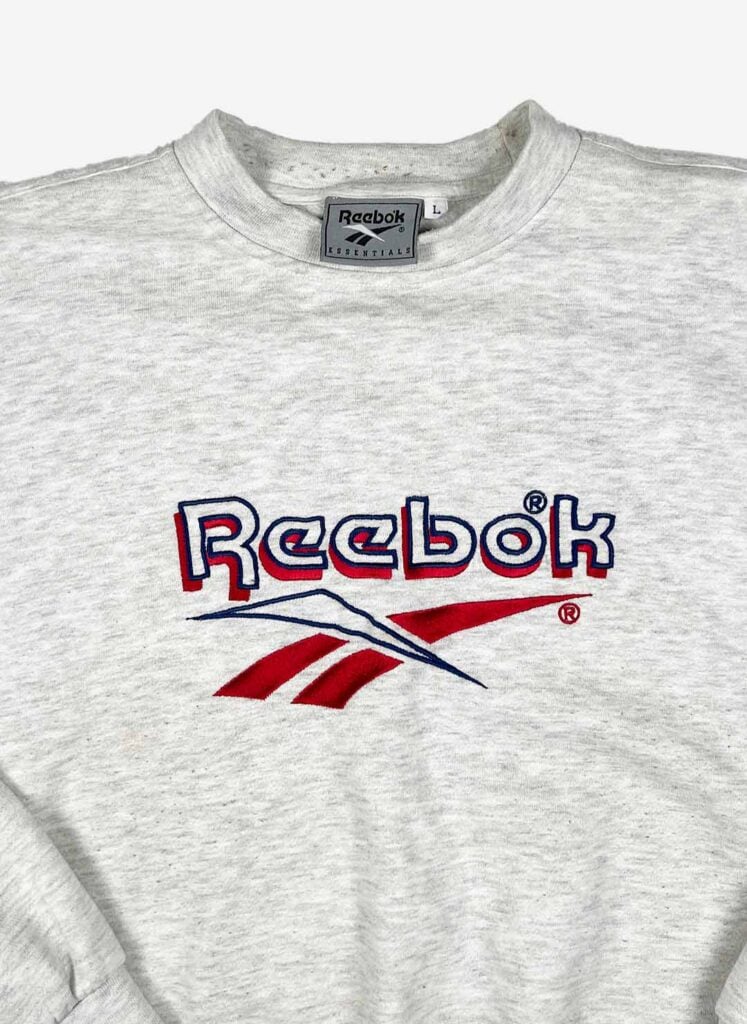 Vintage 90s Reebok Sweater boxy