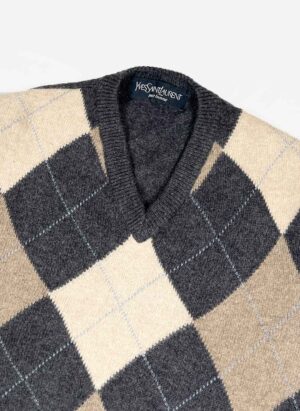 Vintage 90s Yves Saint Laurent Kaschmir Knitsweater