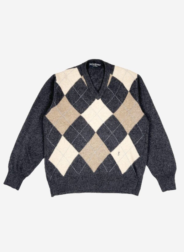 Vintage 90s Yves Saint Laurent Kaschmir Knitsweater