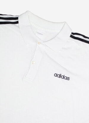 Vintage Adidas Poloshirt weiß