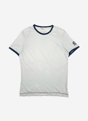 Vintage Calvin Klein Ringer T-Shirt hellblau