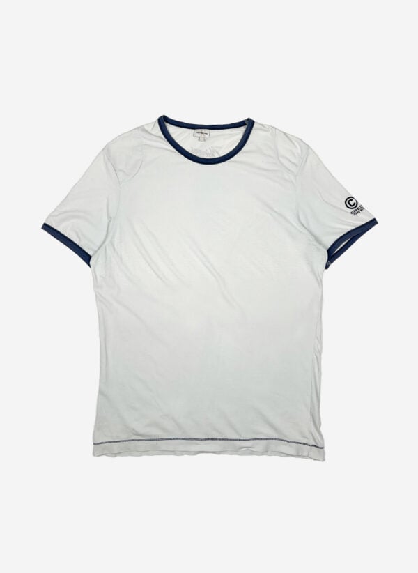 Vintage Calvin Klein Ringer T-Shirt hellblau
