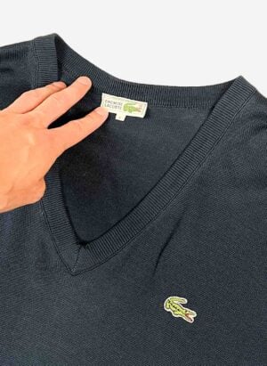 Vintage Chemise Lacoste Knit Weste navy