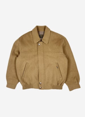 Vintage Crocodile Jacke beige